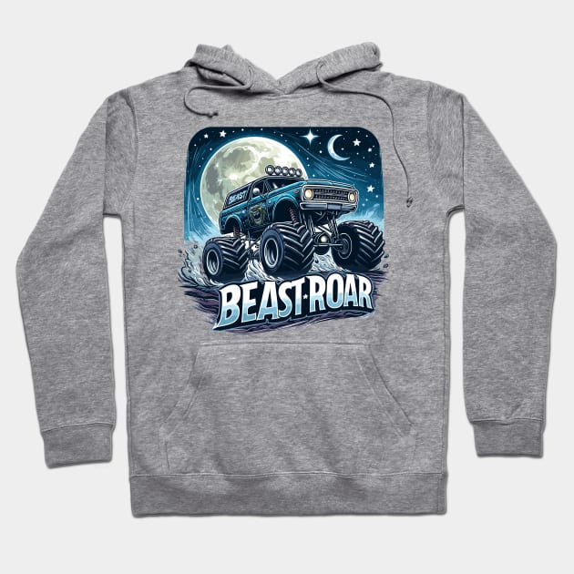 Monster truck Hoodie by Vehicles-Art